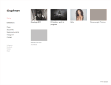 Tablet Screenshot of diegobeyro.com